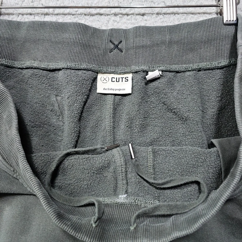 CUTS Clothing Pants Mens 2XL Green Sweatpants Joggers Workout Active Fleece